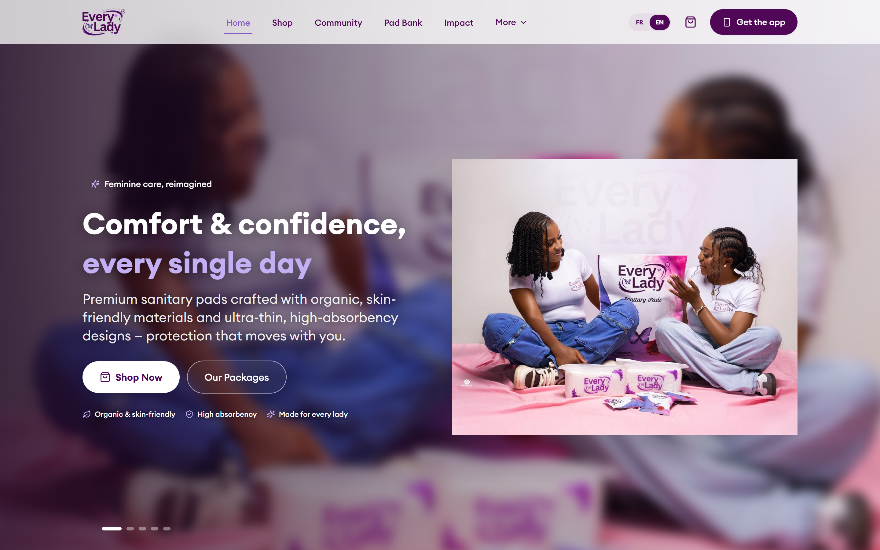 EveryLady — Ecommerce Web & Mobile App